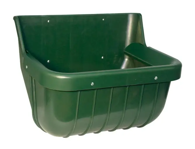 Sichere Zahlung Futtertrog mit Schutzkante PVC 15 Liter