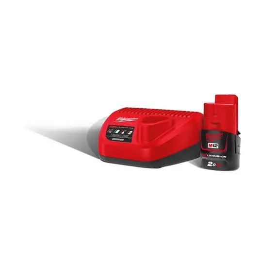 Zertifiziert Starterset M12 Ladegerät, 1 Akkus 2.0 Ah Milwaukee®