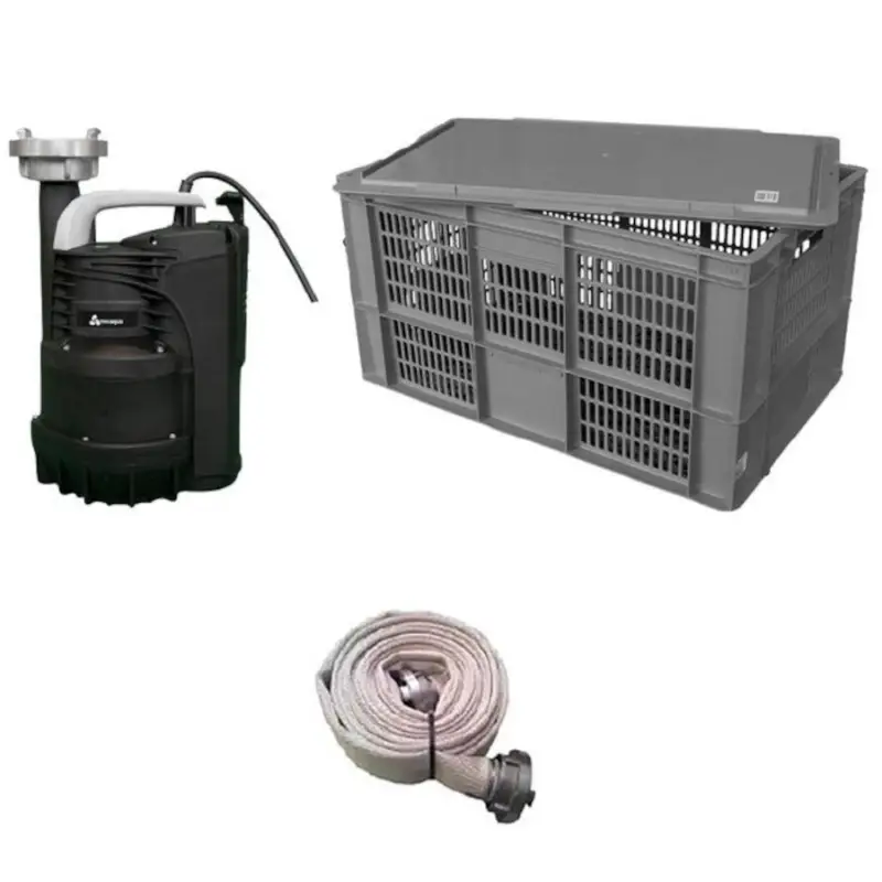 Floody 600 Flutbox Tauchpumpe230 Volt 195 l/min bei Hochwasser Neu