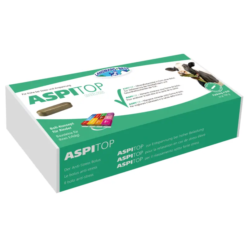Preiswert ASPITOP Anti-Stress Bolus für Rinder (4 Boli) | LANDMANS BEST