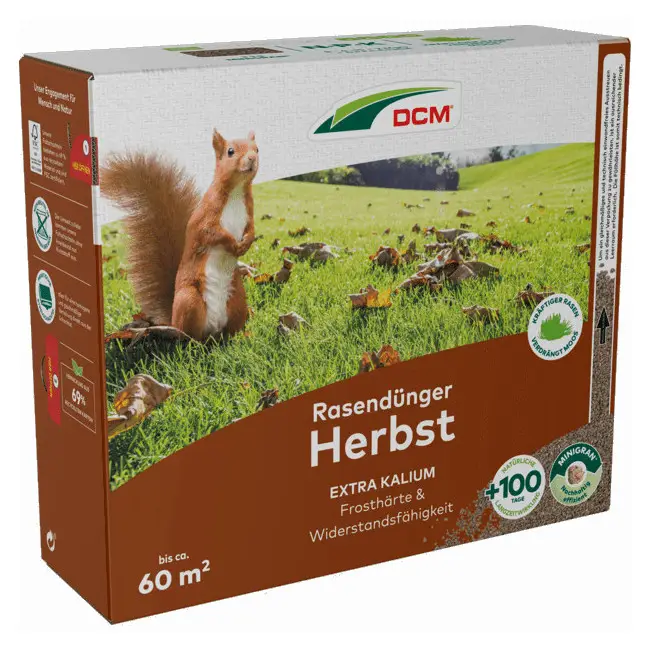 Rasendünger Herbst 3 kg - ca. 60 m² – Cuxin DCM Neuheit