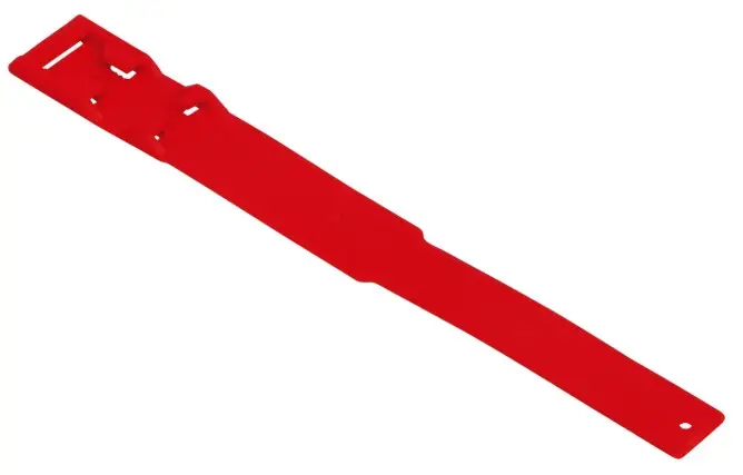 Highlight Fesselband PVC rot 37 cm – Beinmarkierung Kuh | Kerb