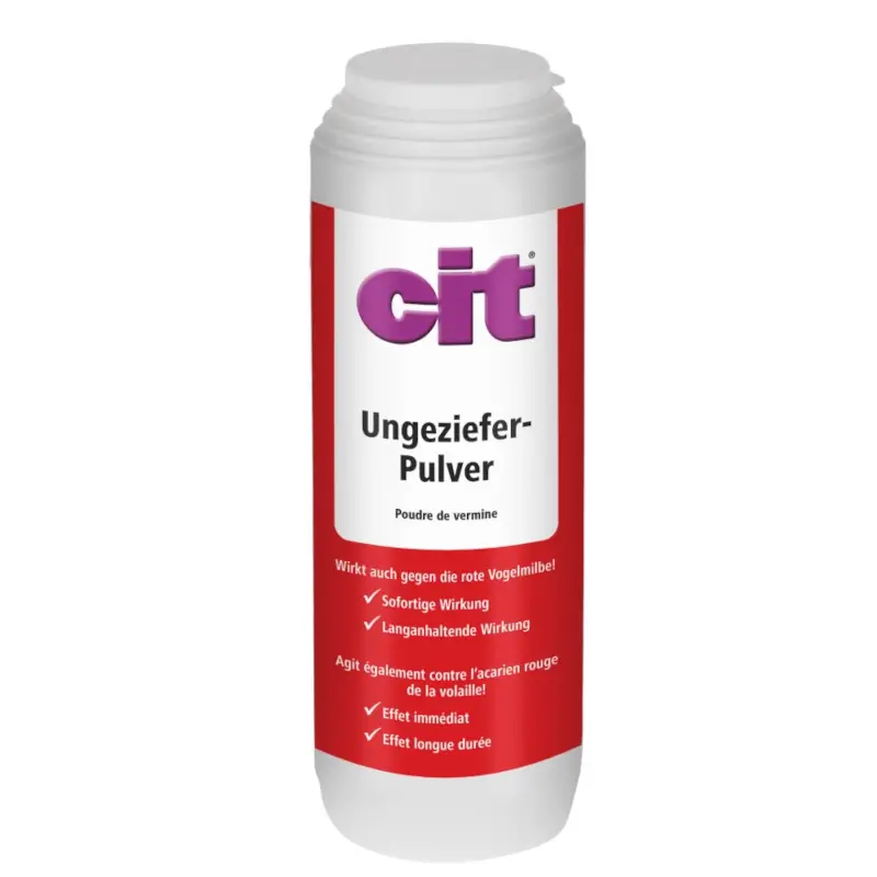 Markenware cit® Ungezieferpulver | 500 g | zur Bekämpfung von Insekten & Ungeziefer