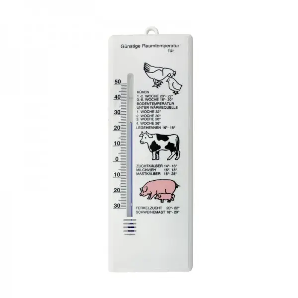 Thermometer - Stallthermometer Kunststoff | innen | -30 bis 50 °C | GEWA Neue Kollektion