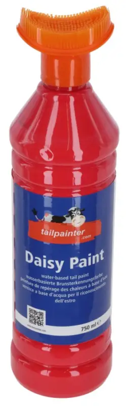 Brunsterkennungsfarbe Daisy Paint mit Bürste | rot | 750 ml Must-Have