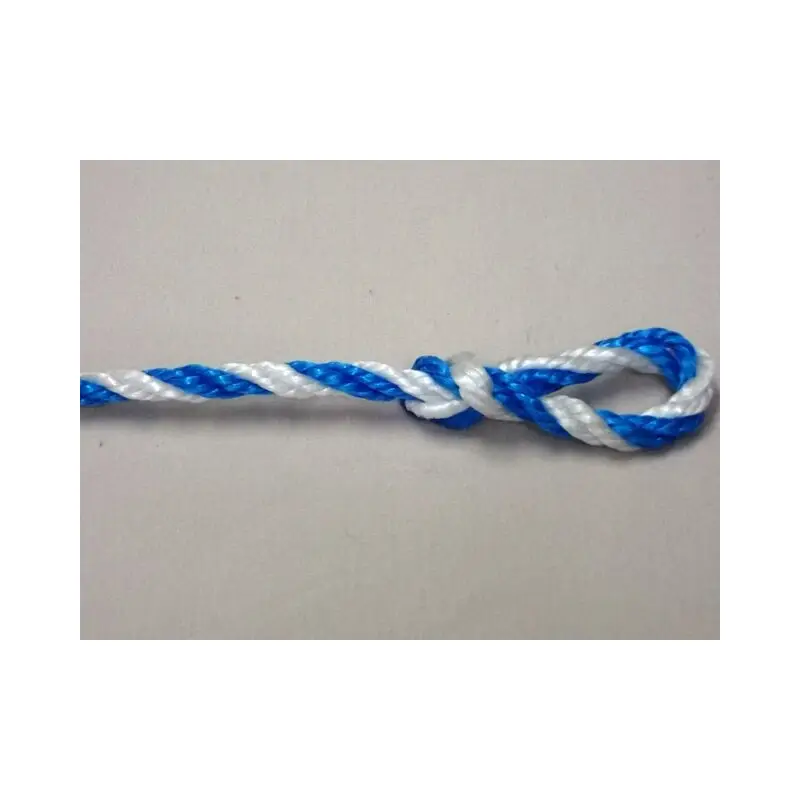 Strick/Halftertau 320 cm, blau/weiß kleine Oese Online Kaufen