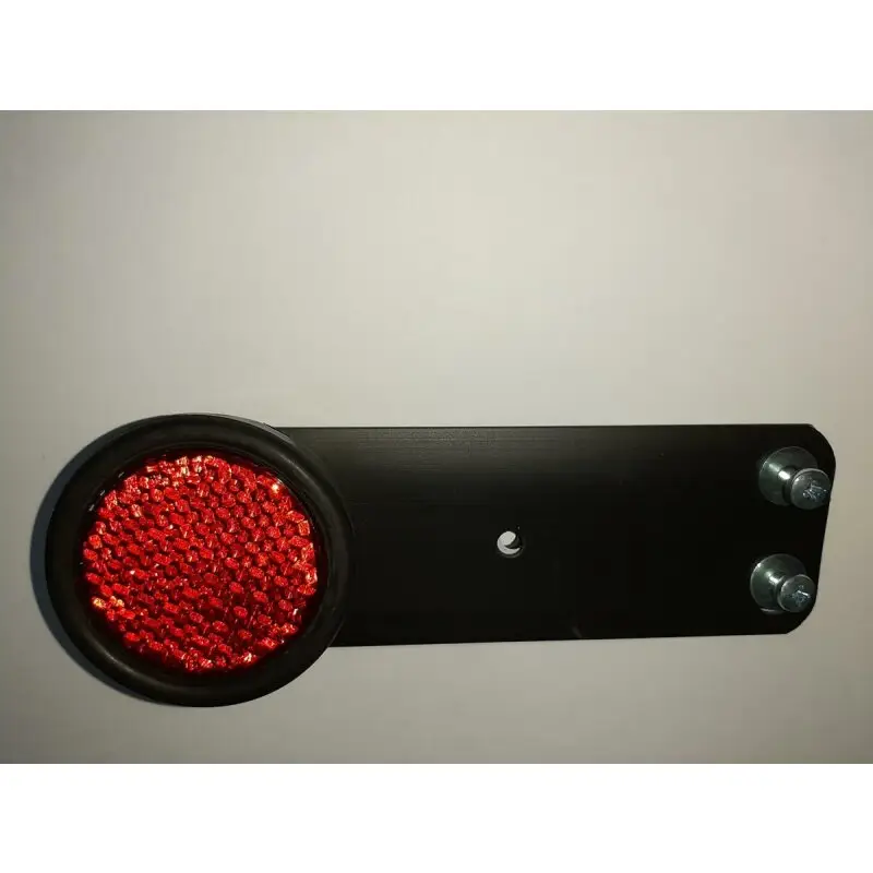 Knallerangebot Rückstrahler rund 50 mm mit Gummilasche