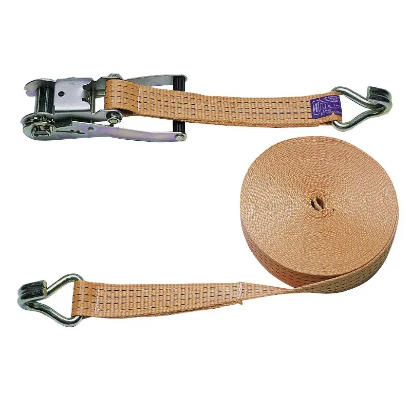 Zurrgurt 2-teilig mit Ratsche 15 m lang; 5 cm breit Neue Kollektion