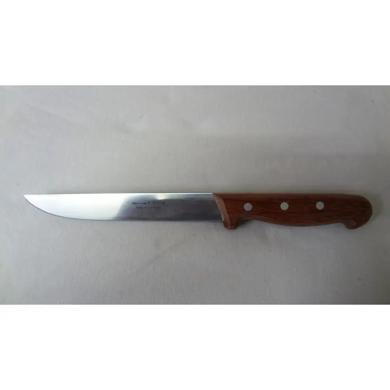 Geprüft Haushaltsmesser/Fleischmesser DICK Holzgriff