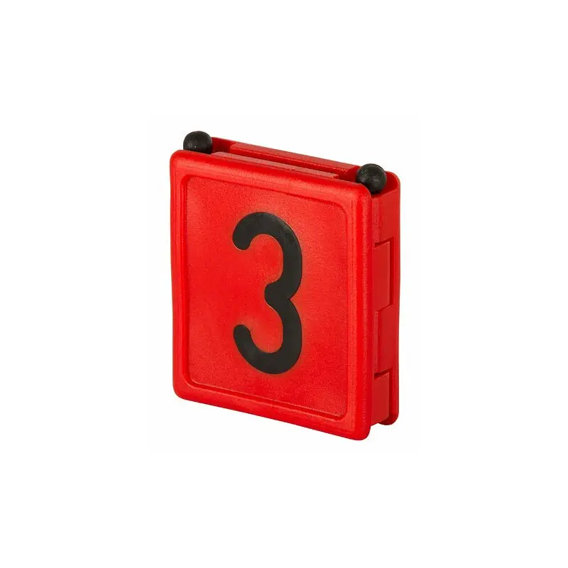 Günstig Halsbandnummer Duo "3"(6 Stück)