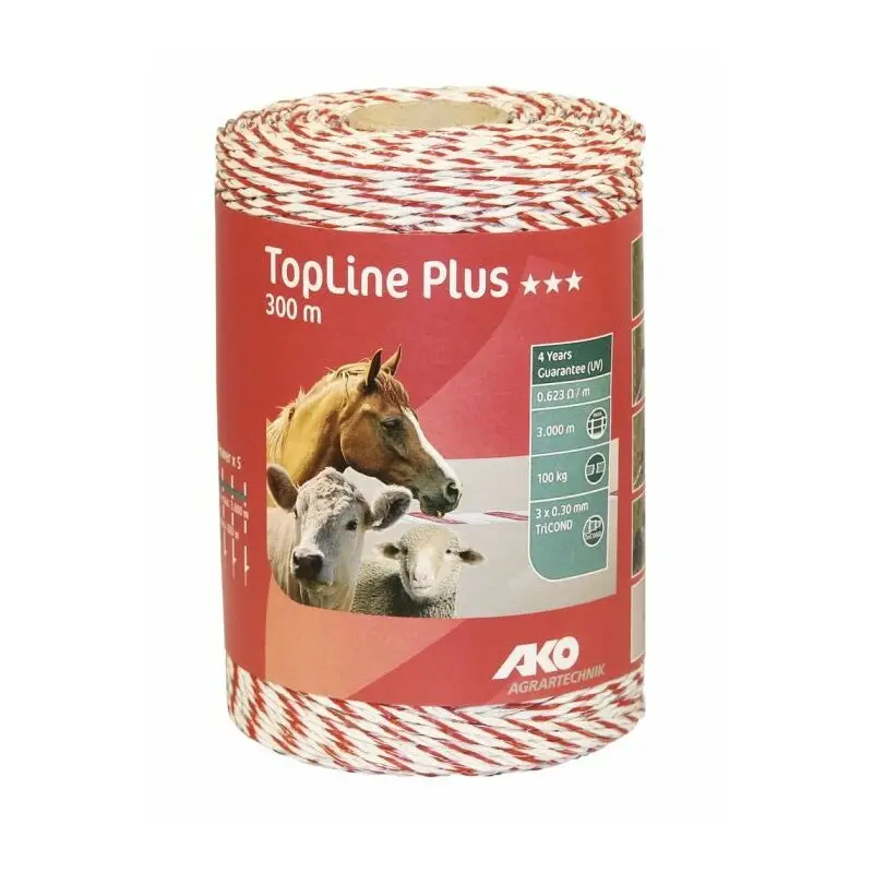 Jetzt Bestellen Litze TopLine weiß/rot 300 m