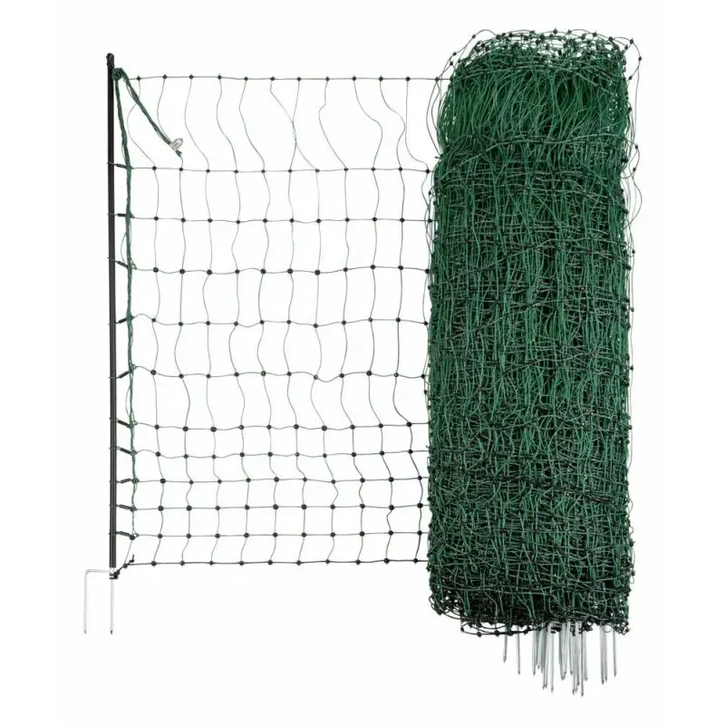 Geflügelnetz DZ 112 cm/50 m grün elektrifizierbar Sichere Zahlung