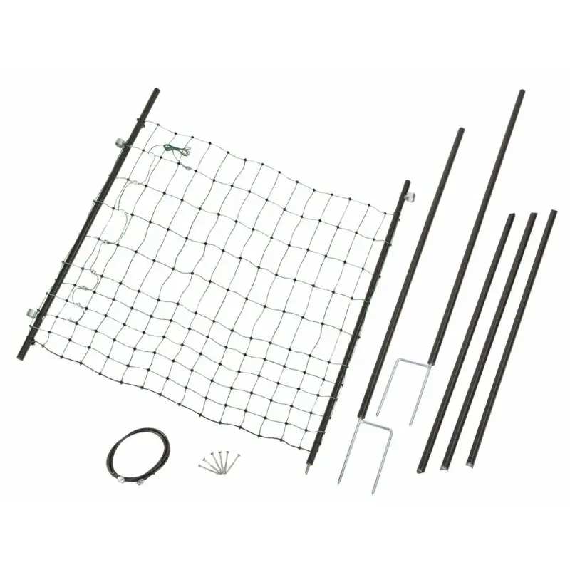 Neu Elektrozaunnetz-Tor grün 125 cm hoch