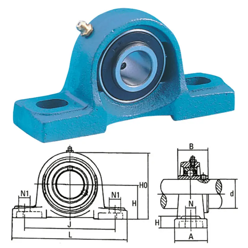 Schneller Versand Stehlager UCP komplett mit Lager
