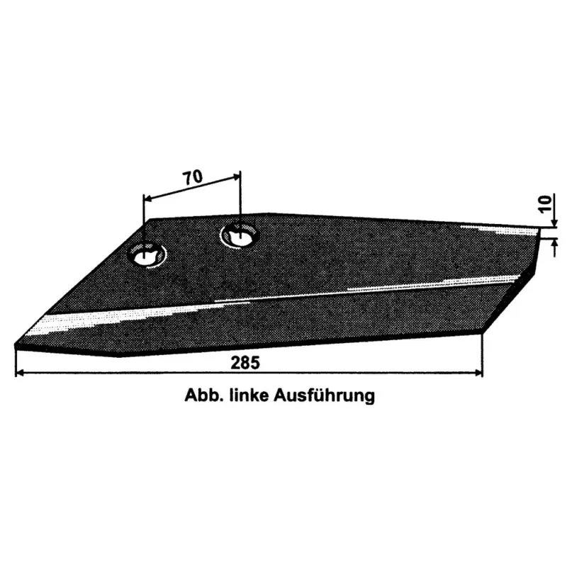 Nur Heute Frank OriginalScharblatt 285 mm