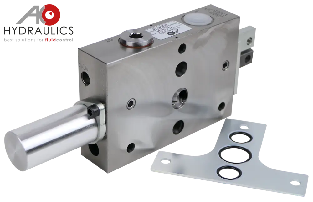 AK RegeltechnikZusatzsteuergerät mit beidseitig verwendbarer Dichtplatte zu Bosch-Hydraulik SB23 Sonderaktion