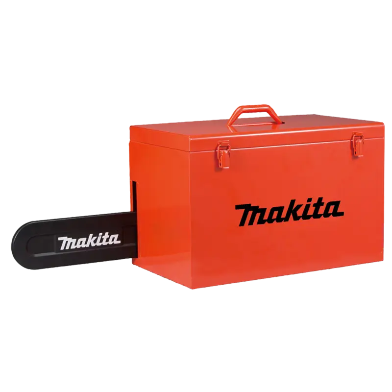 Rabatt MakitaTransportbox Metall für Motorsägen