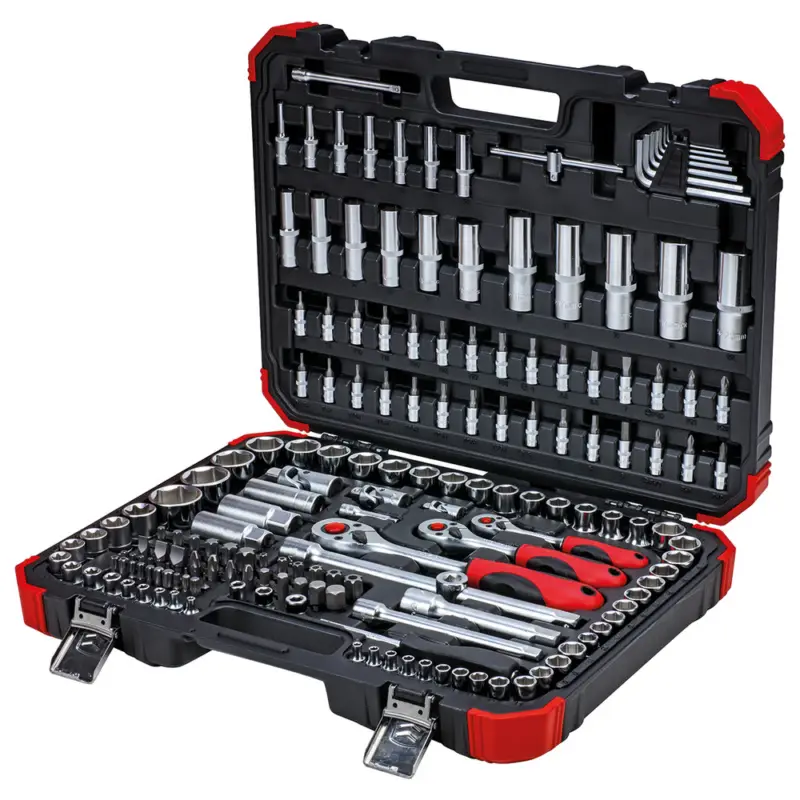 Heißes Angebot GedoreKombi Steckschlüssel Satz 1/4 + 3/8 + 1/2, 172-tlg.