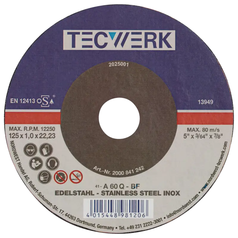 Jetzt Kaufen TecwerkTrennscheibe INOX 230x1,9mm