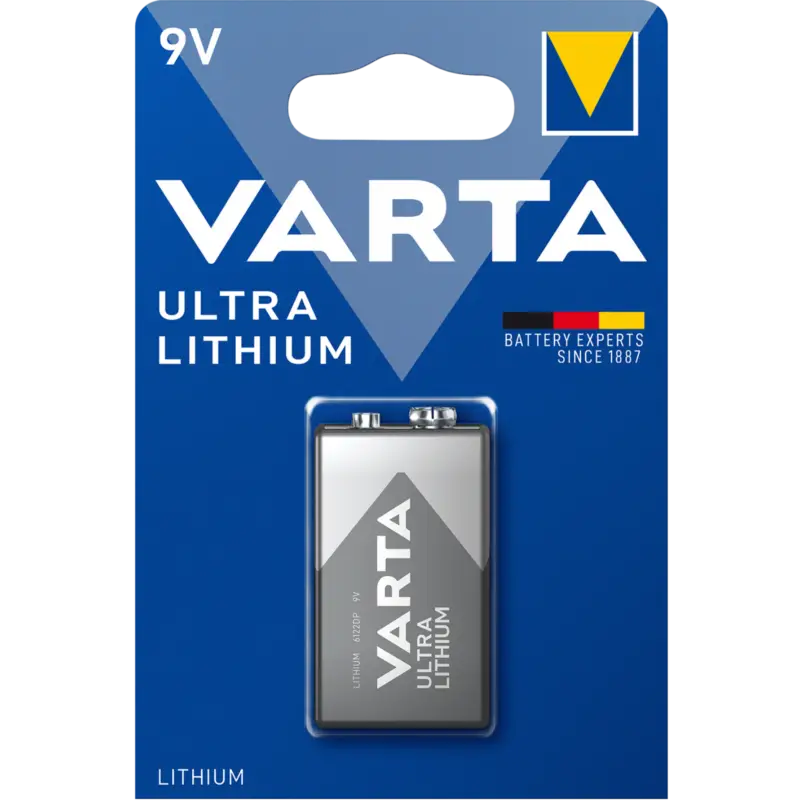 Preis Gesenkt VartaUltra Lithium 9 V Block – Professionelle Energie