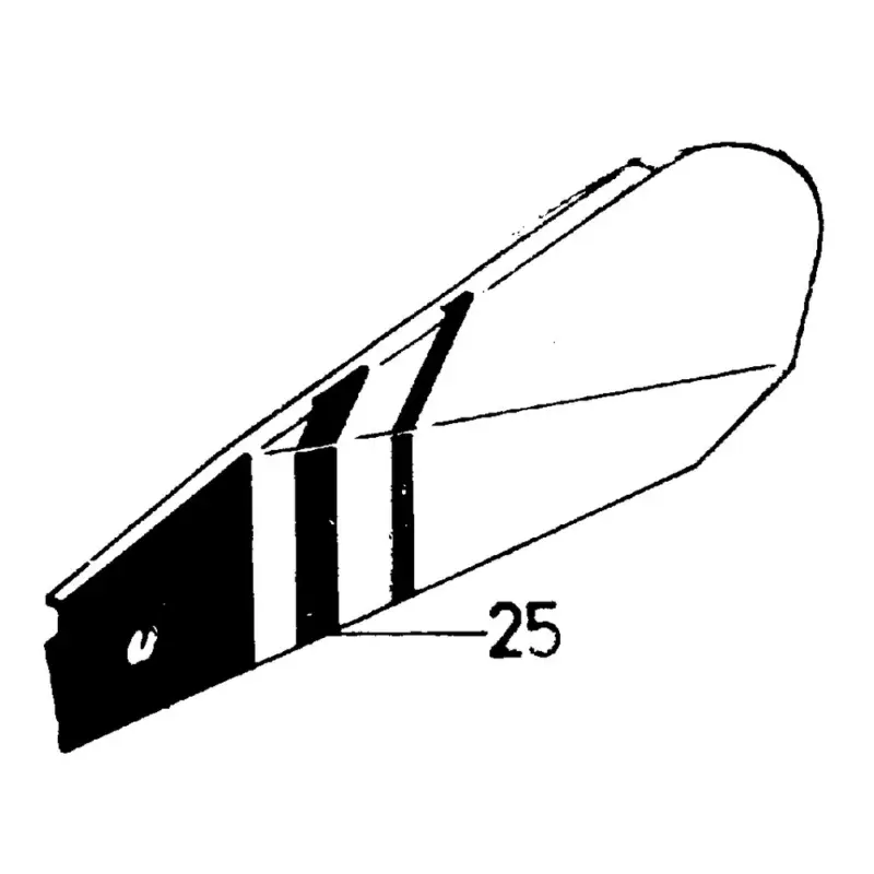 Schwadblech rechts Markenprodukt
