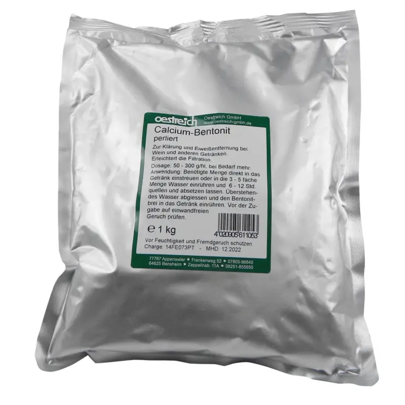 Garantierte Lieferung OestreichCalcium-Bentonit, perliert, 1 kg