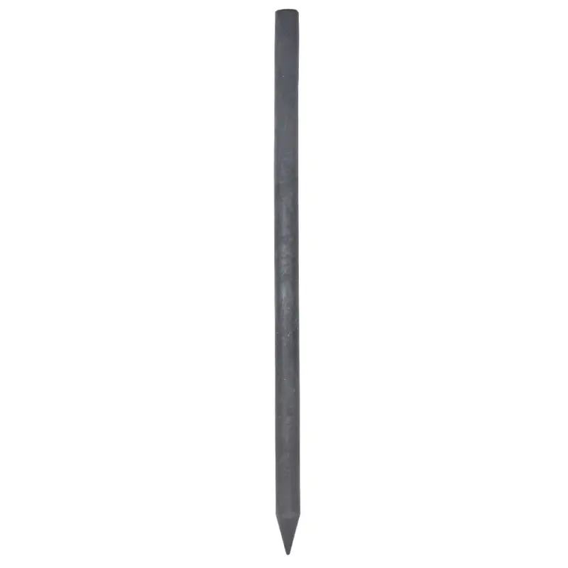 Recyclingpfahl grau 150 cm / Ø 6 cm Expressversand