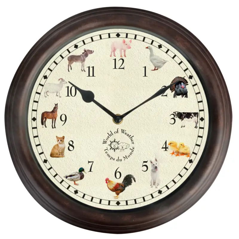 Uhr mit Tiergeräusche Bauernhoftiere Top-Seller