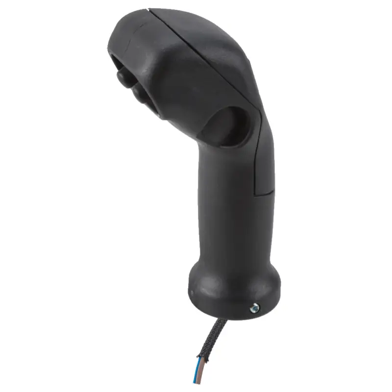 Finale Aktion IndemarGriff zu Joystick-Betätigungselement
