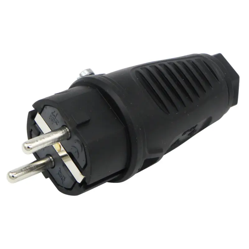 WeingärtnerSchukostecker Vollgummi 2-polig Begrenztes Angebot