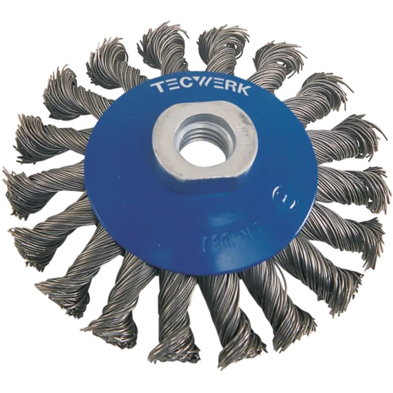 TecwerkKegelbürste 115 mm, 0,50 mm, M14 gezopft Nur Für Kurze Zeit