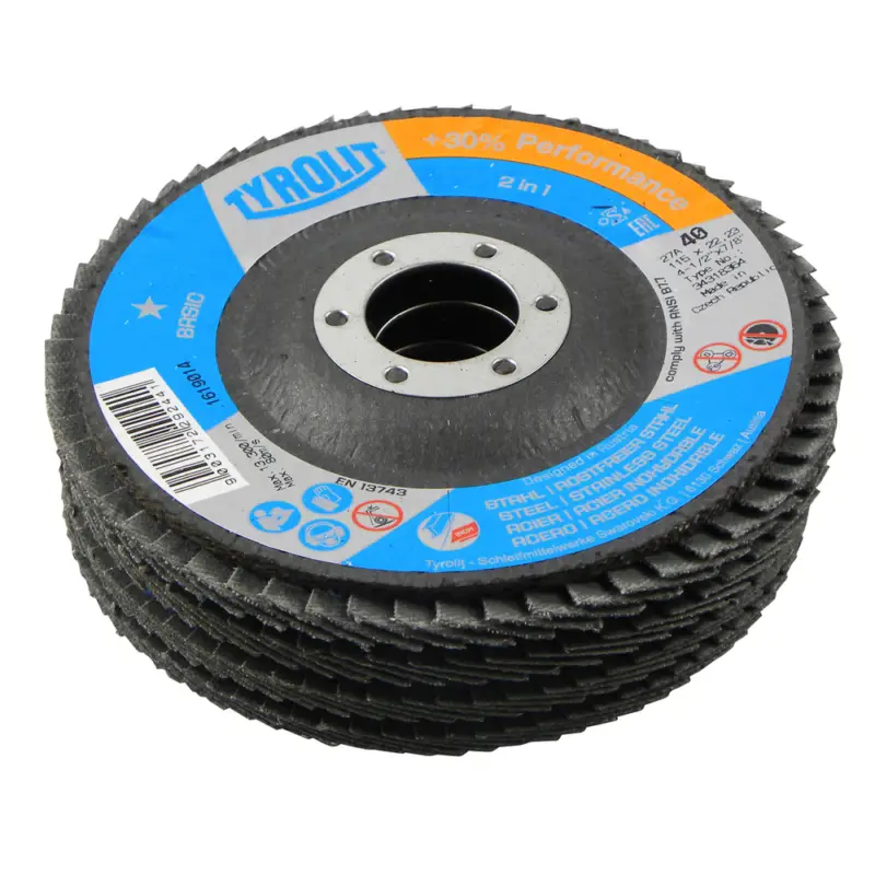 TyrolitFächerscheiben - Set 125 mm 4-tlg. Bestseller