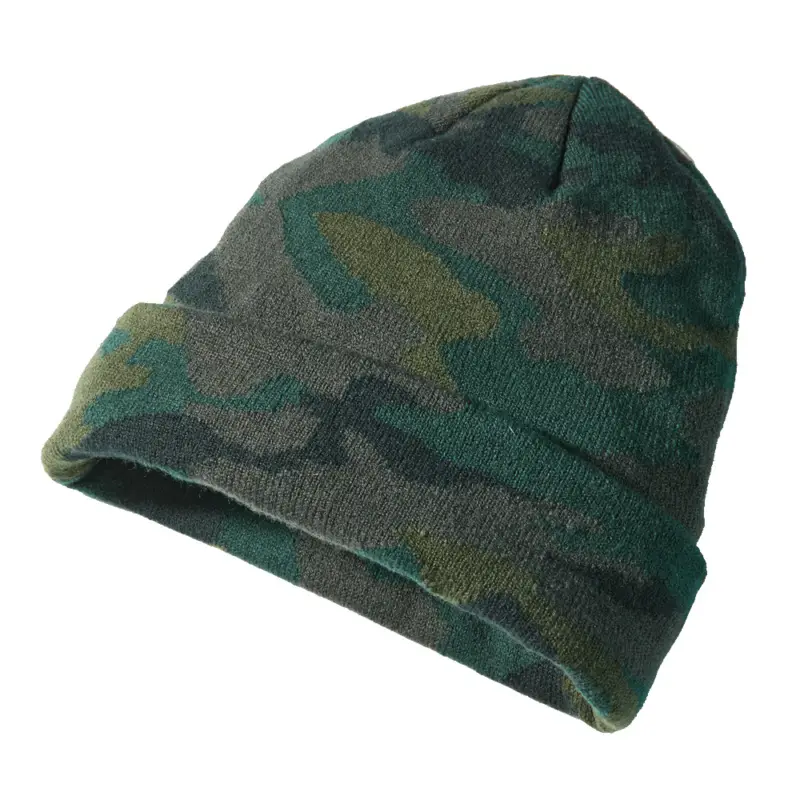 Strickmütze Camouflage oliv Billig