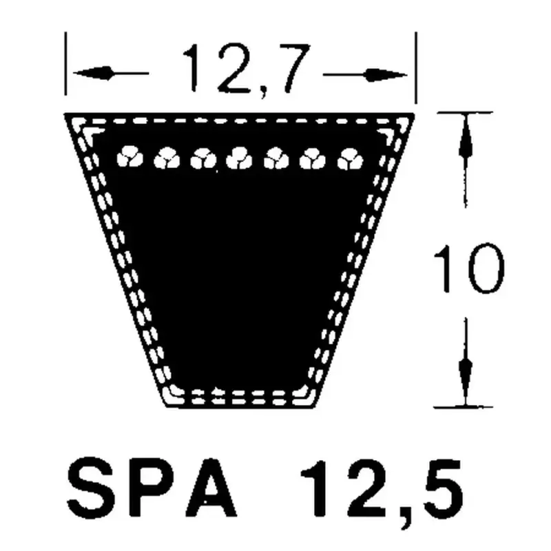 Schnäppchen Keilriemen SPA800Lw755Li