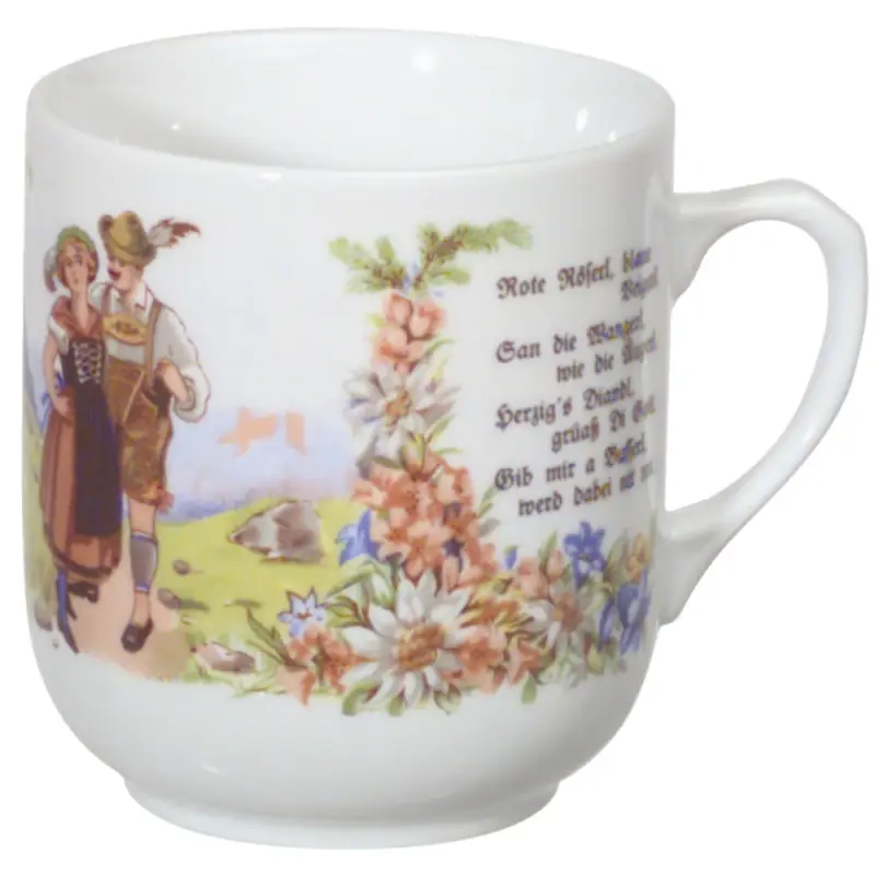 Kaffeebecher Almspruch 0,3 l Letzte Chance