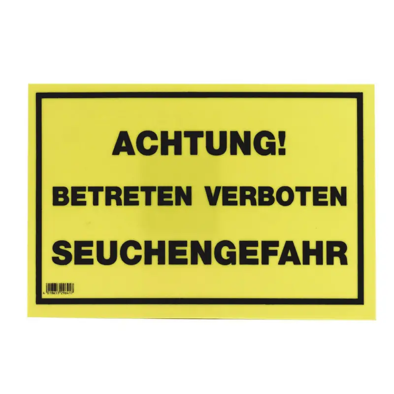 Online Kaufen KERBLWarntafel Seuchengefahr