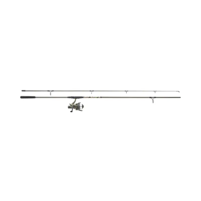 Neu MITCHELLAngelrute Set 3,60 m 3,00 lbs Fiber Glass Angelrute+Spule+Schnur