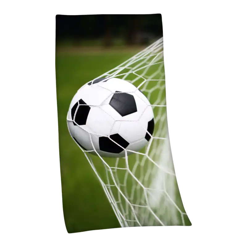 Neuheit Badetuch Fußball 75x150 cm