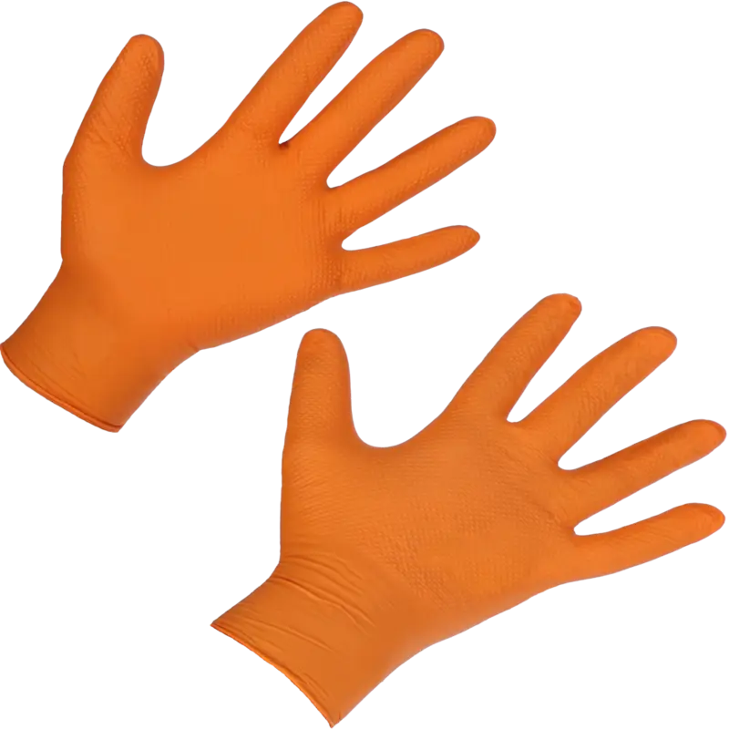 Jetzt Kaufen KERBLEinmalhandschuh Nitril X-Grip - 50 Stk orange