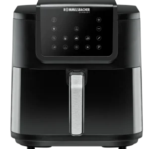 Nur Für Kurze Zeit RommelsbacherHeißluftfritteuse FRH 1700 8 Liter Edelstahl/schwarz