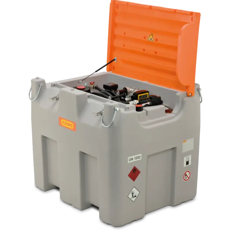 Garantierte Lieferung CemoDieseltank Mobil 980L Premium 72l/ 230Volt Pumpe