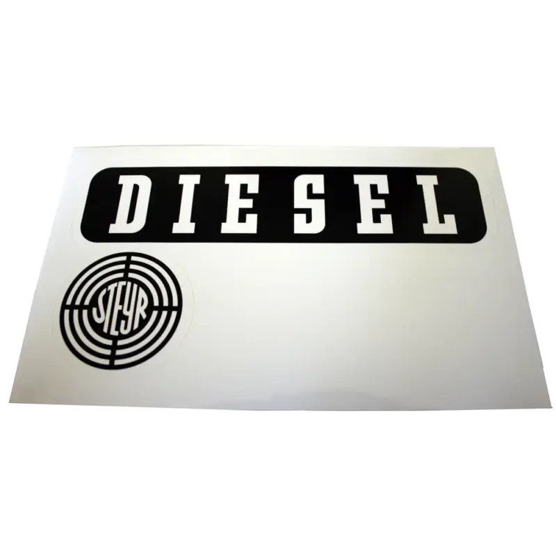 Aufkleber Steyr Diesel links Schneller Versand