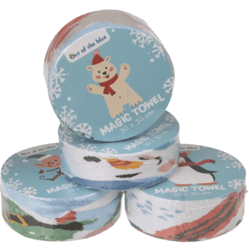 Magisches Handtuch Snowfriends4 fach sortiert Neue Kollektion