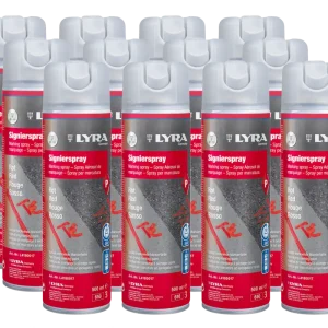 LYRAMarkierspray Lyra rot 12er SET Solange Der Vorrat Reicht