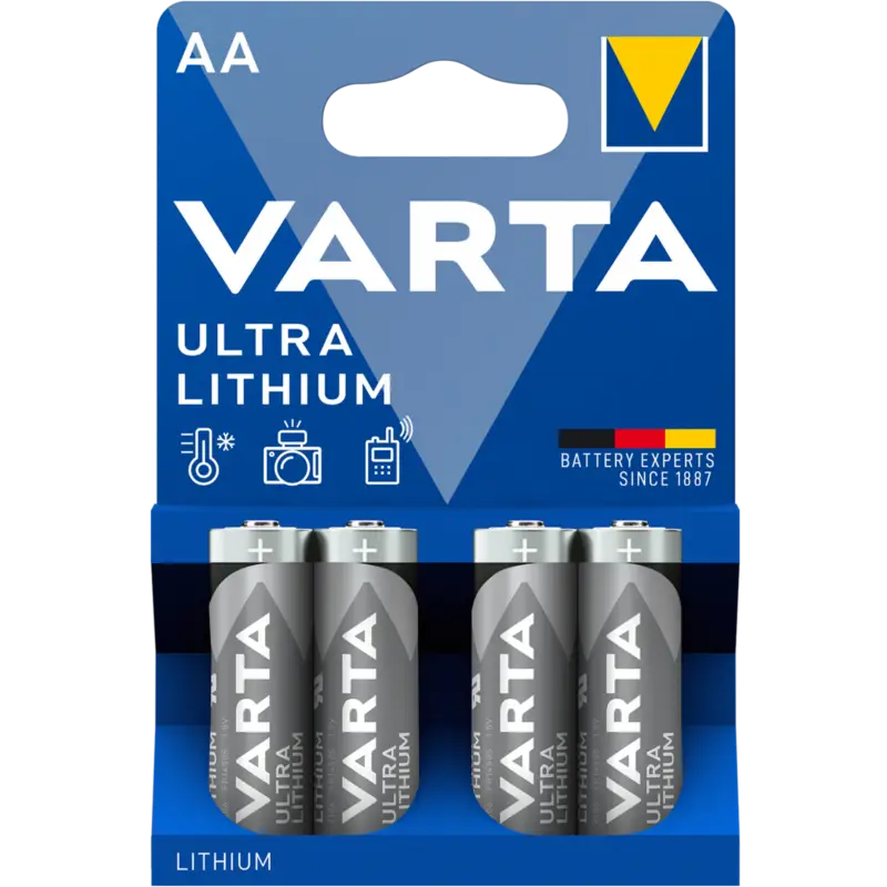 Rabatt VartaUltra Lithium AA, 4 Stück – Professionelle Energie