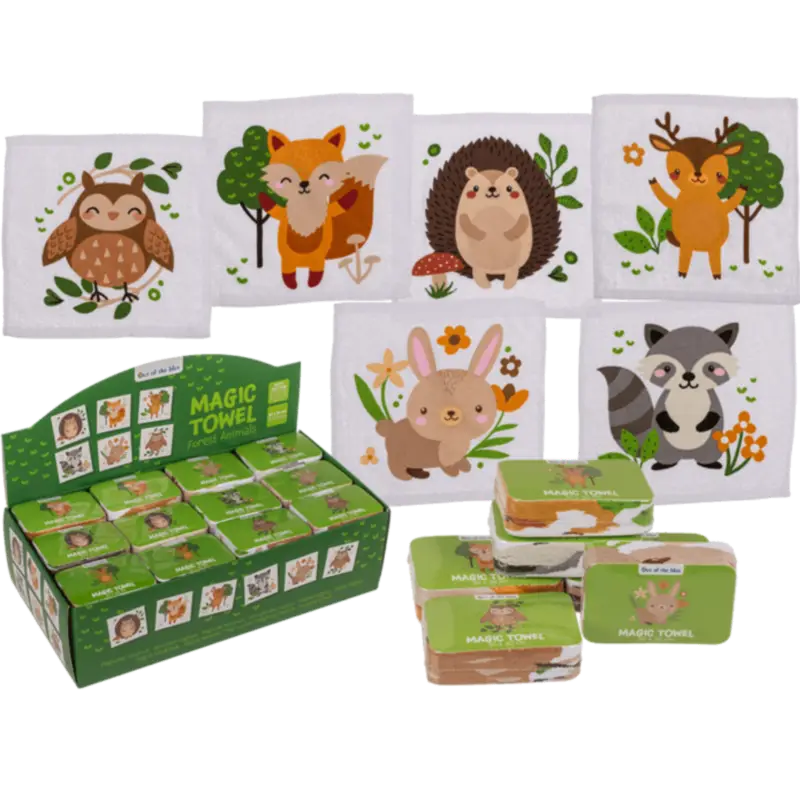 Magisches Handtuch Waldtiere Super-Preis