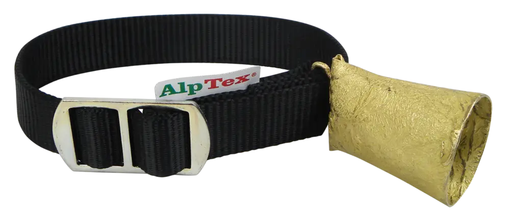 AlpTexSchaf- und Ziegenschelle mit AlpTex-Riemen Zertifiziert