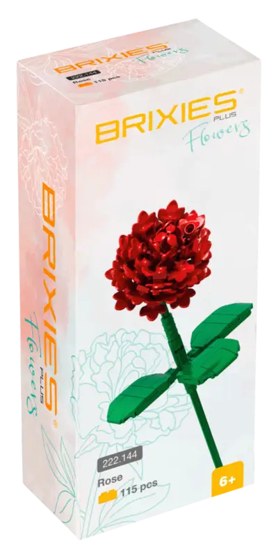 BRIXIES Plus Rose rot Ausverkauf