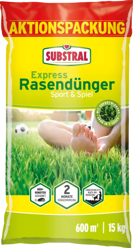Zertifiziert SubstralRasendünger Sport u Spiel 15kg SB EXP