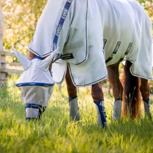 Markenprodukt Horseware Rambo Protector Plus silver/navy, 125 cm